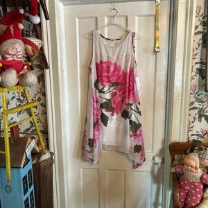 Robbie Bee Pink Floral Dress